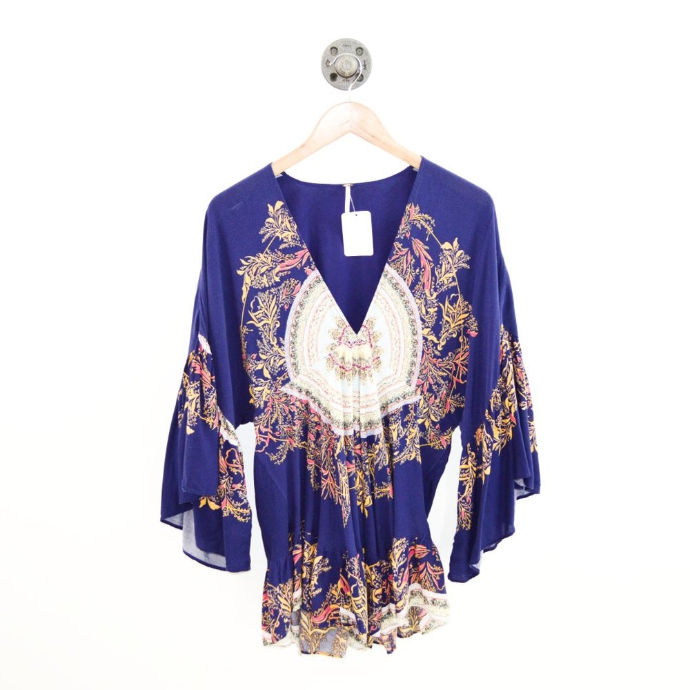 Free People Print Blouse #101-84
